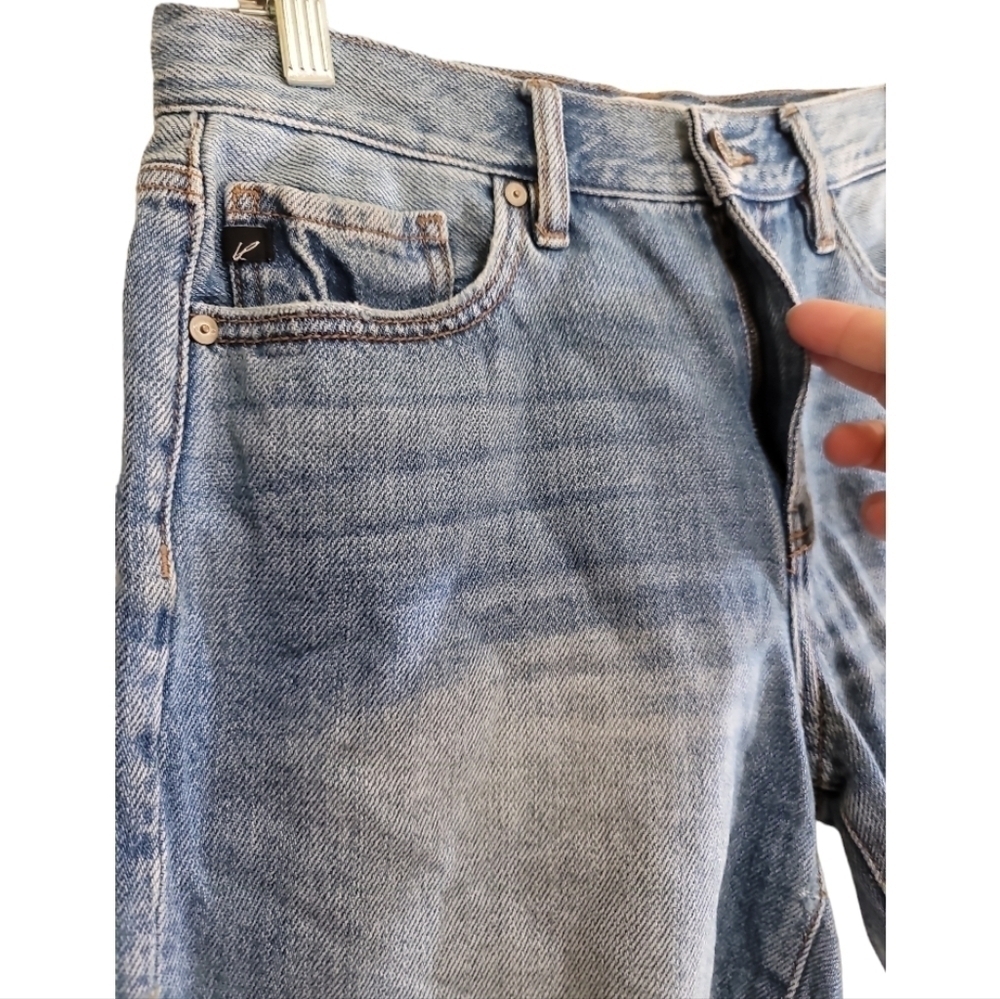 Kancan Relaxed Bermuda Jean Shorts 26 100% Cotton Raw Hem or Cuff 5" inseam - Picture 6 of 6